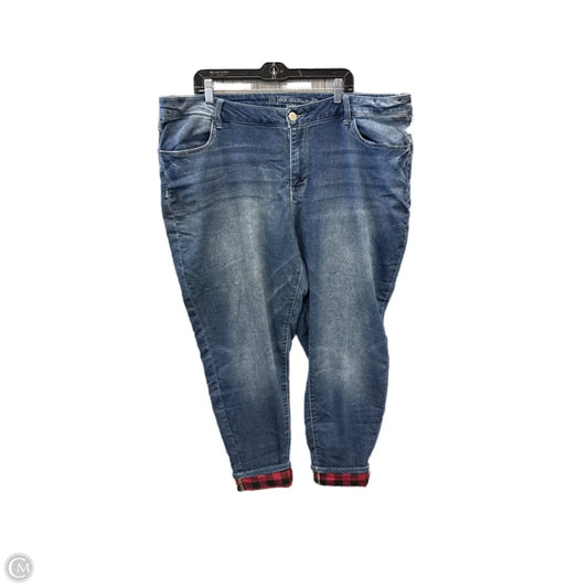 Jeans Skinny By Maurices In Blue Denim, Size: 22