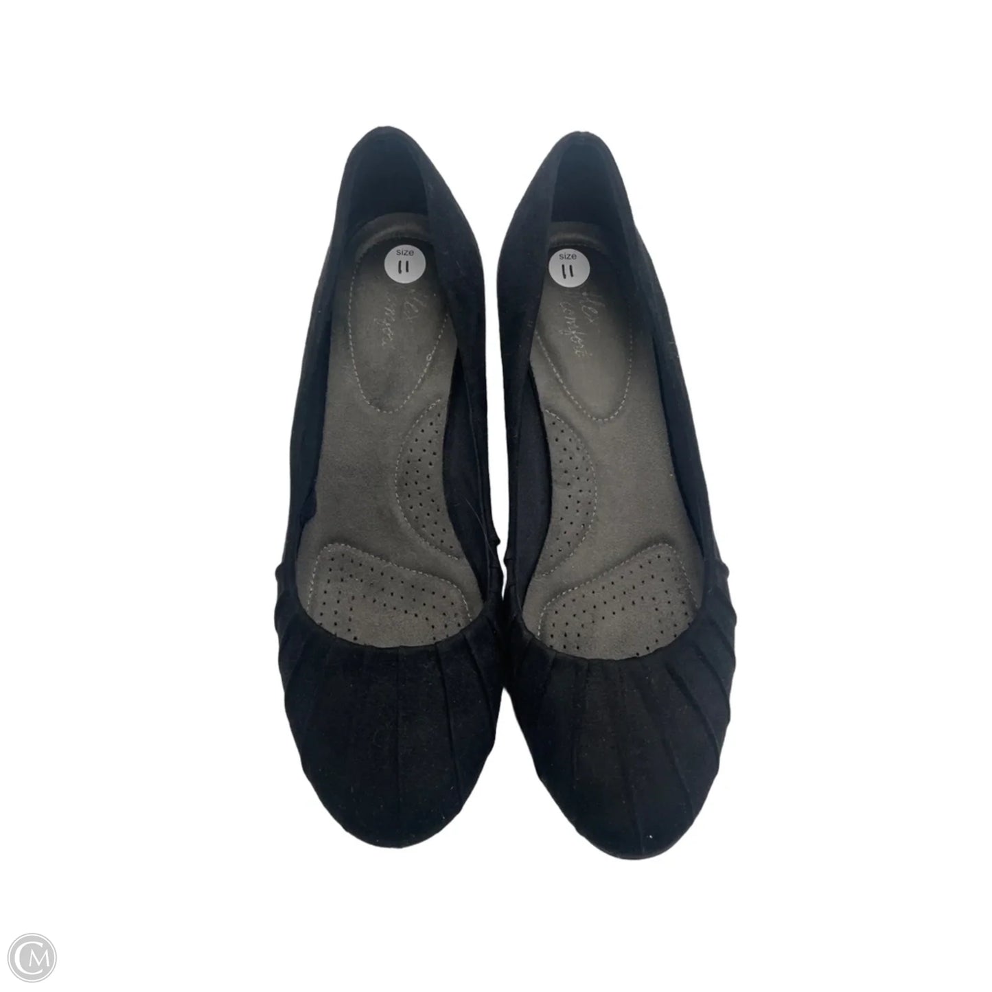 Shoes Heels Wedge By Dexflex In Black, Size: 11