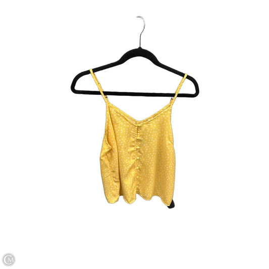 Top Sleeveless By Japna In Yellow, Size: M