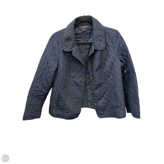 Jacket Puffer & Quilted By Talbots In Blue, Size: Lp