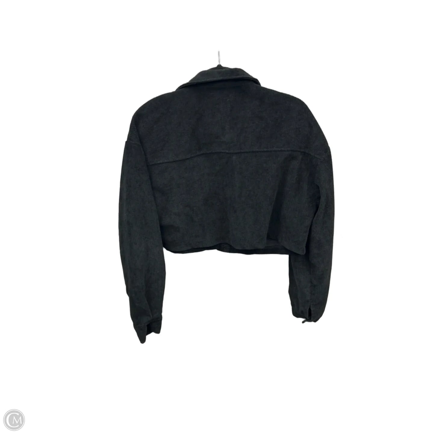 Jacket Shirt By Shein In Black, Size: M