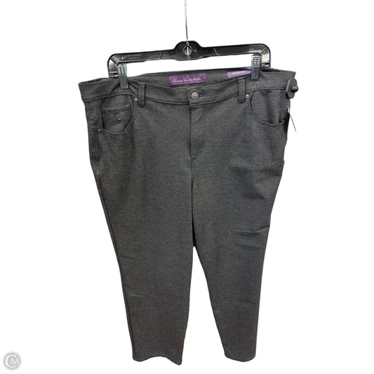 Pants Other By Gloria Vanderbilt In Grey, Size: 18