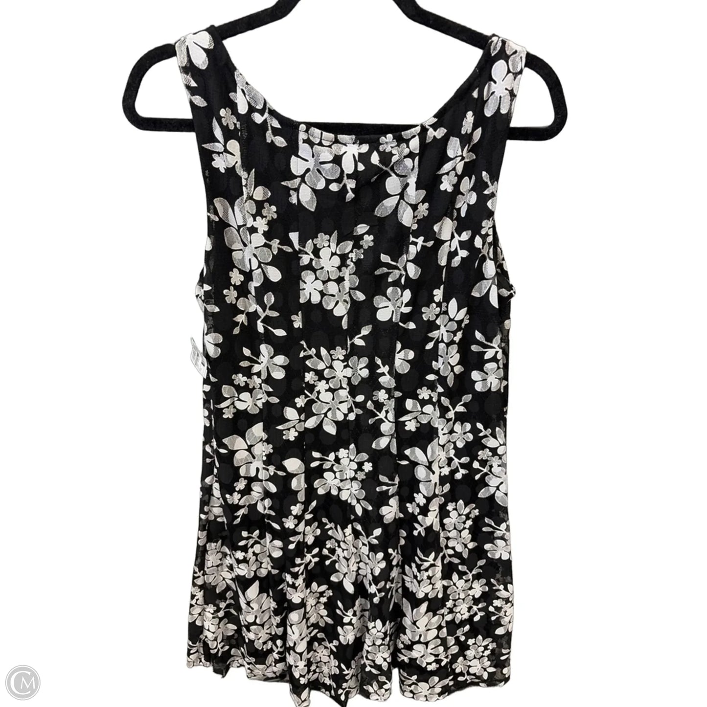 Dress Casual Midi By Perceptions In Black, Size: M