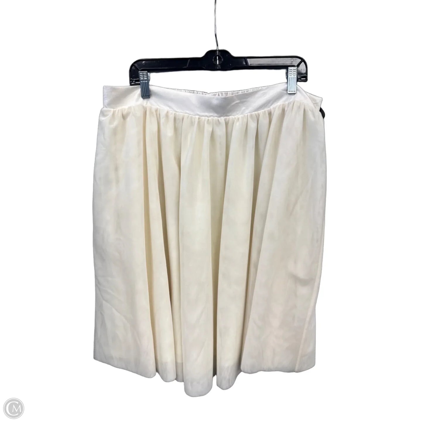 Skirt Midi By Modcloth In Cream, Size: 20