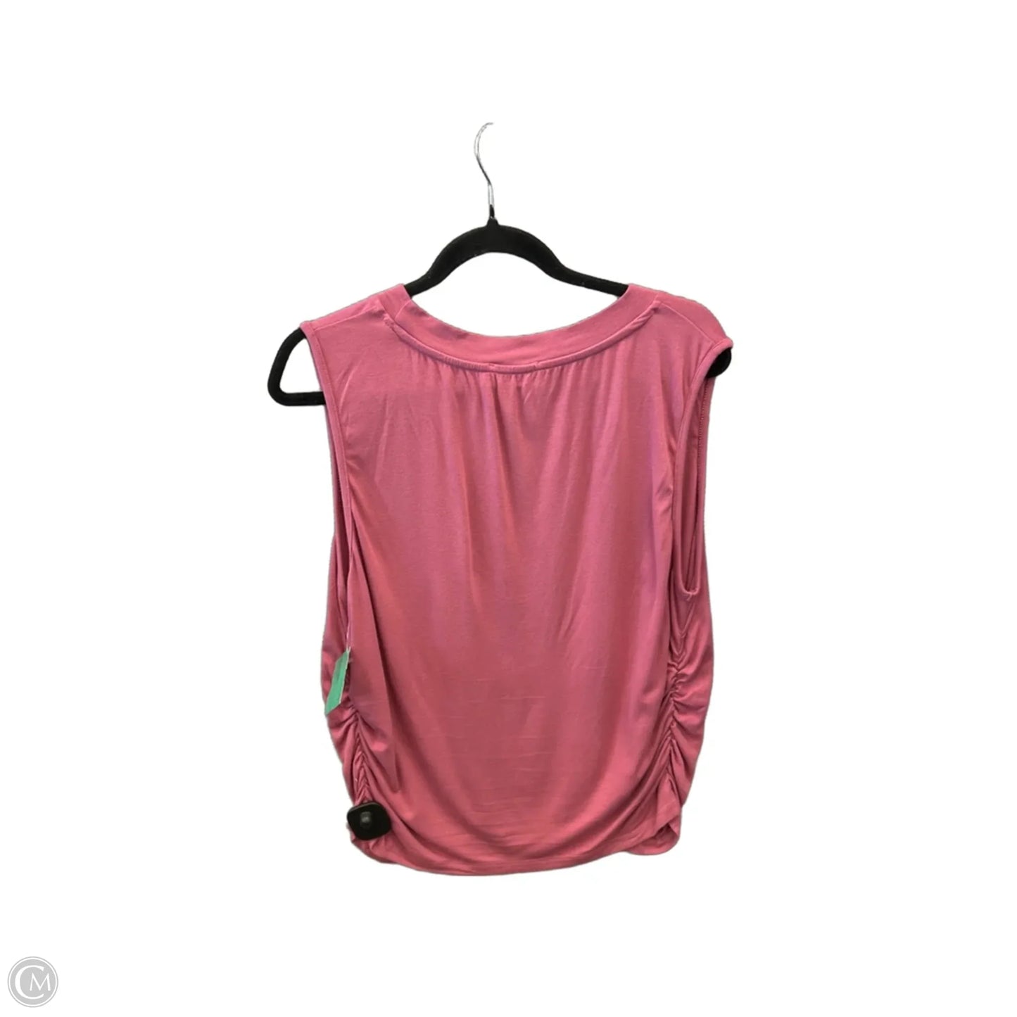 Top Sleeveless By Cider In Pink, Size: 2x