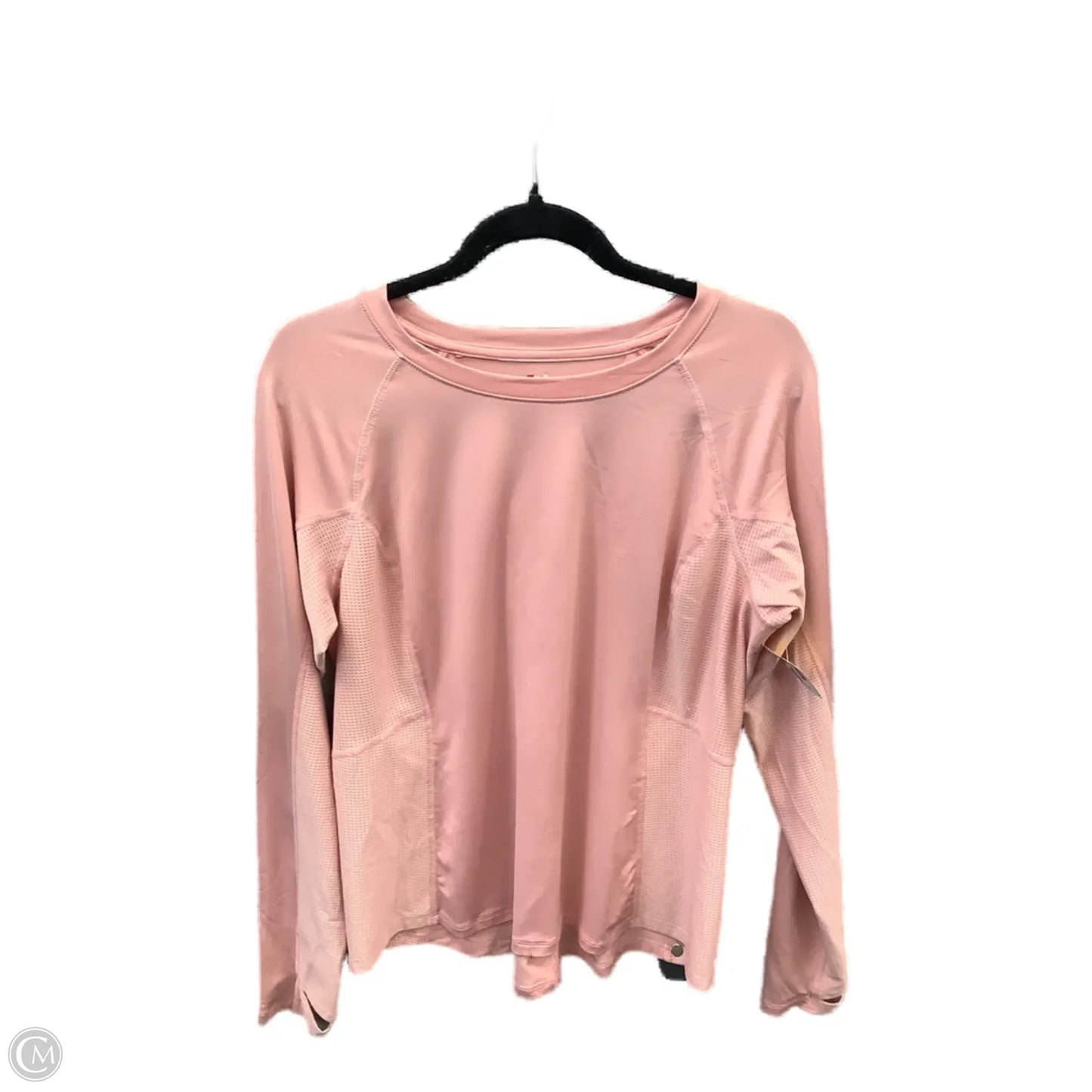 Athletic Top Long Sleeve Crewneck By Fila In Pink, Size: Xl