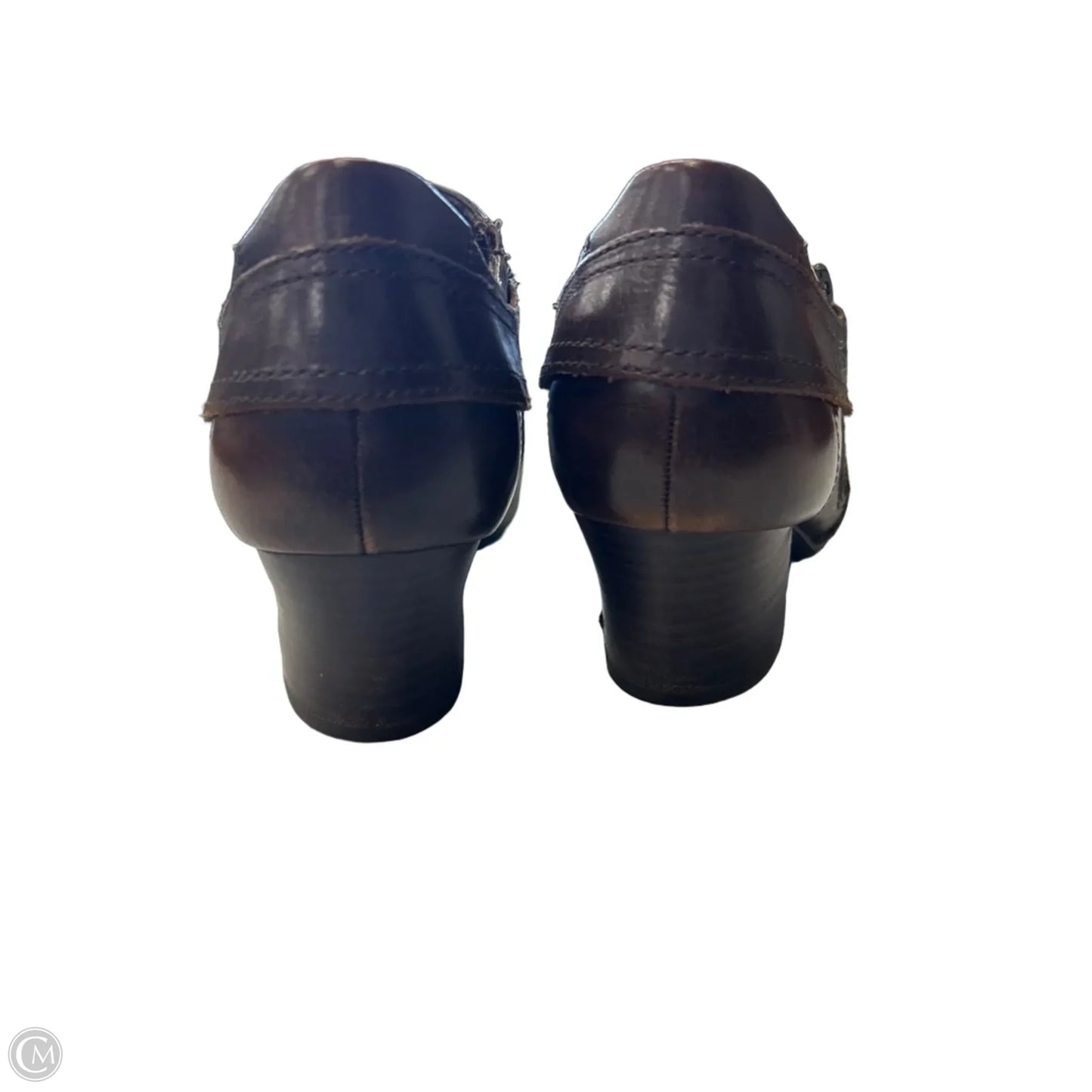 Boots Ankle Heels By Born In Brown, Size: 9
