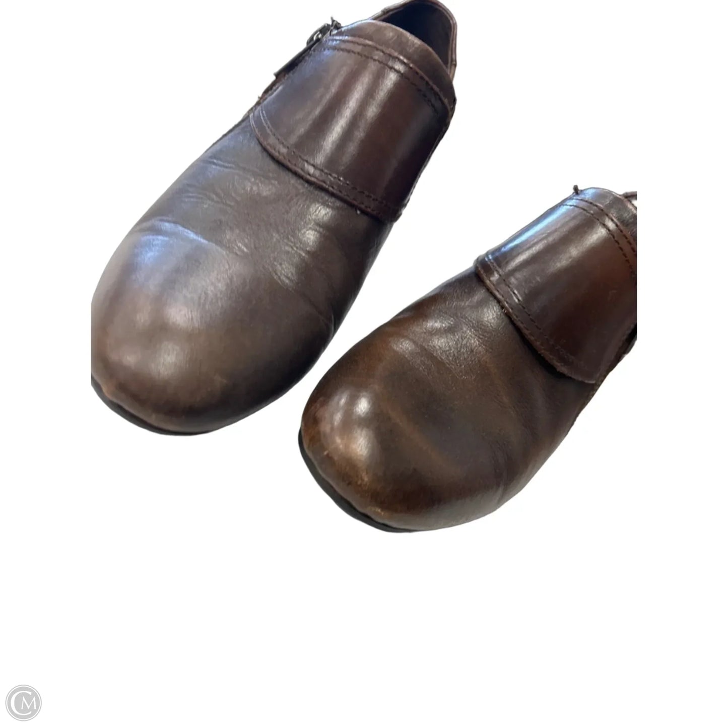 Boots Ankle Heels By Born In Brown, Size: 9
