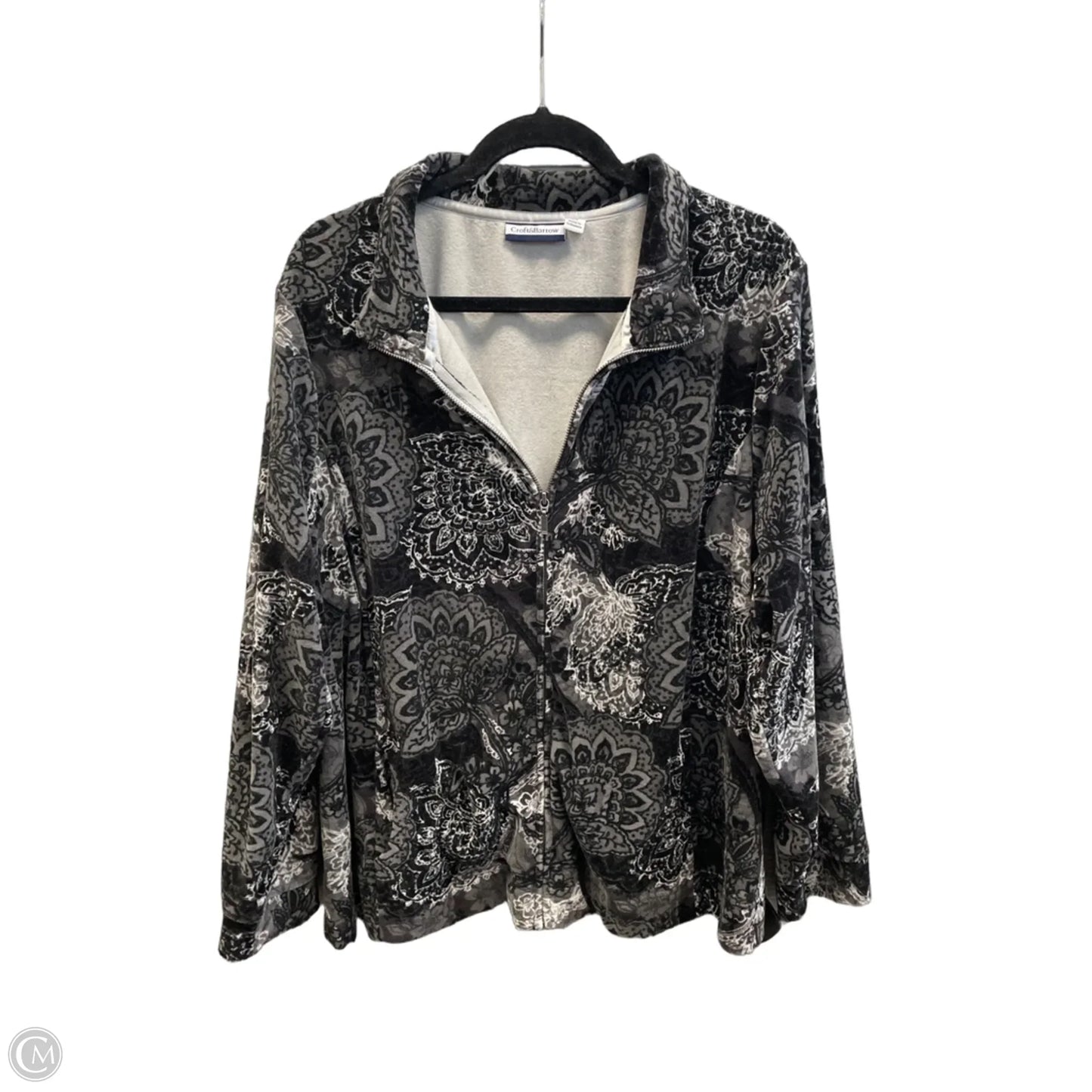 Jacket Fleece By Croft And Barrow In Black, Size: 2x