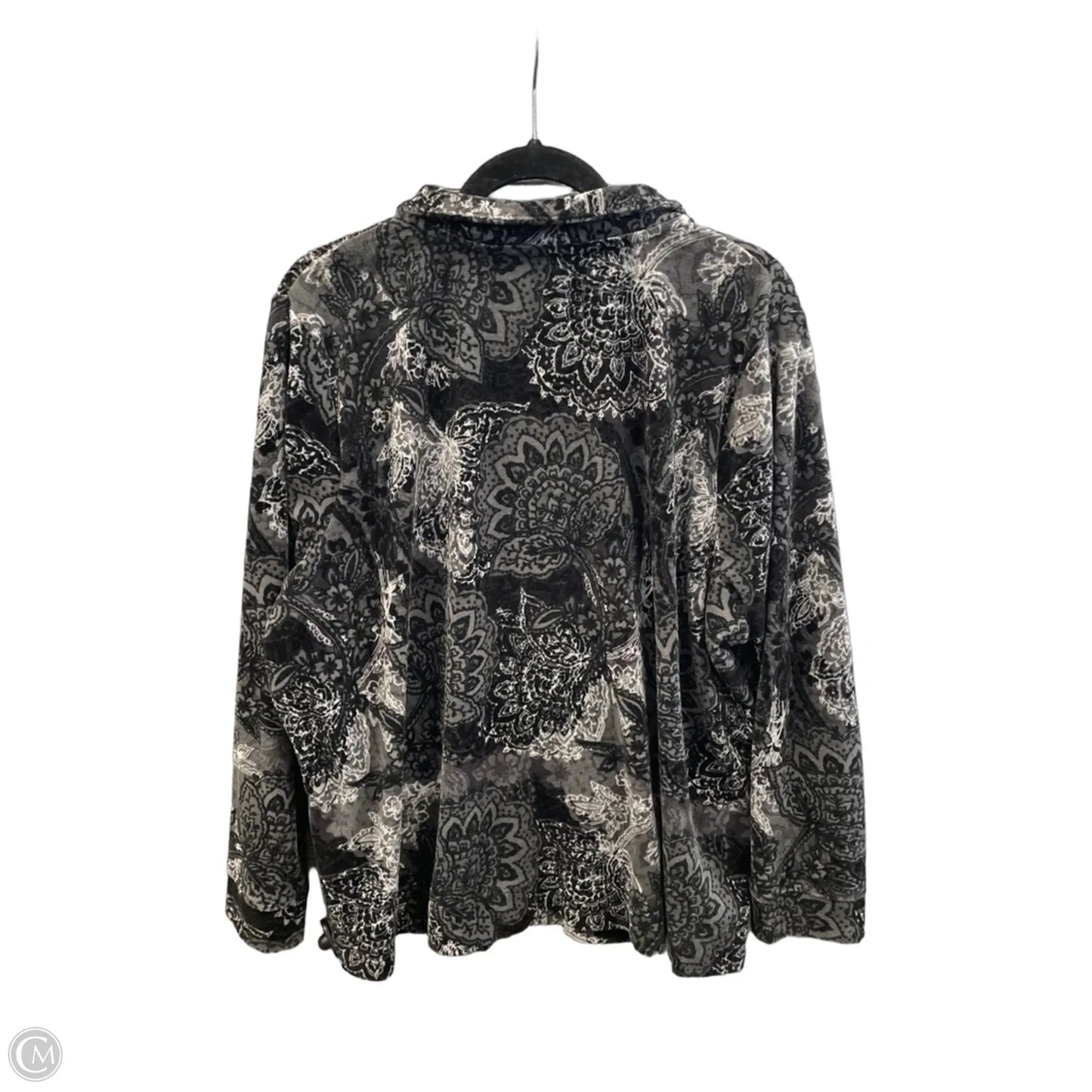 Jacket Fleece By Croft And Barrow In Black, Size: 2x