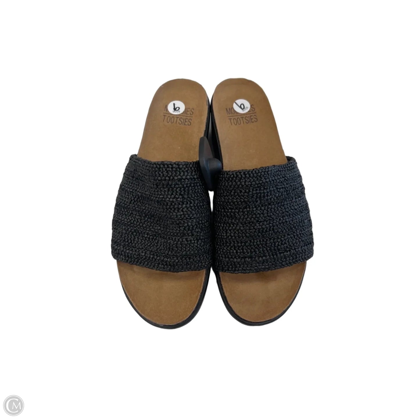 Sandals Heels Wedge By Mootsies Tootsies In Black, Size: 9