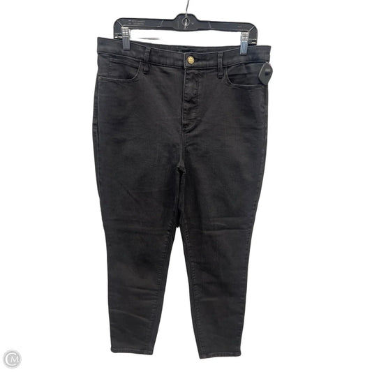 Jeans Jeggings By Talbots In Black Denim, Size: 14