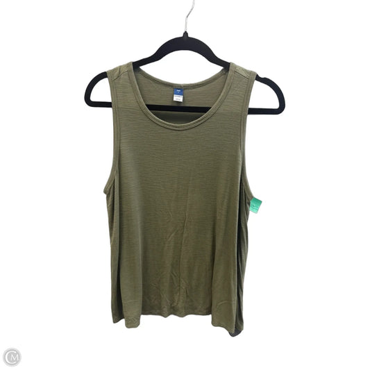 Top Sleeveless Basic By Old Navy In Green, Size: L