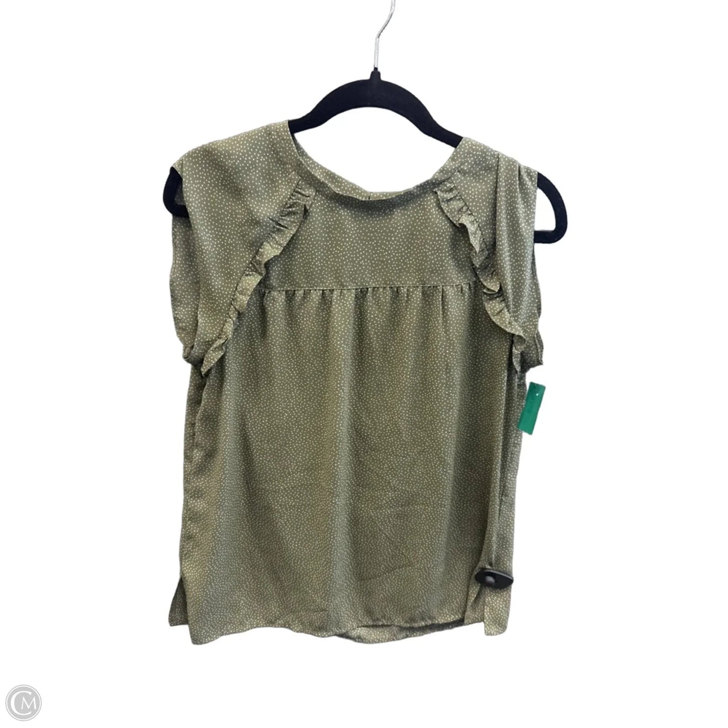 Top Short Sleeve By Loft In Green, Size: S