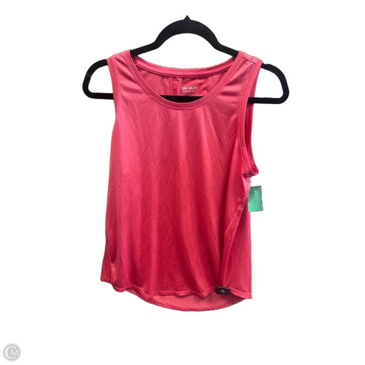 Athletic Tank Top By Tek Gear In Pink, Size: L