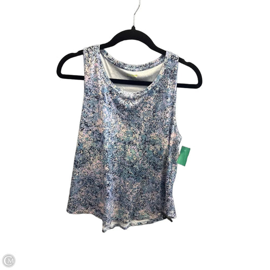 Athletic Tank Top By Tek Gear In Blue, Size: L