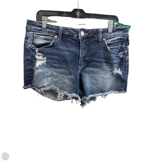 Shorts By Silver In Blue Denim, Size: 16