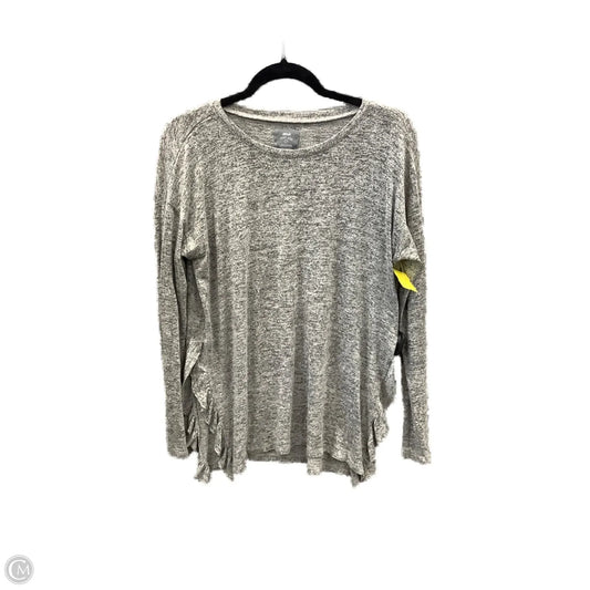 Top Long Sleeve By Aerie In Grey, Size: M