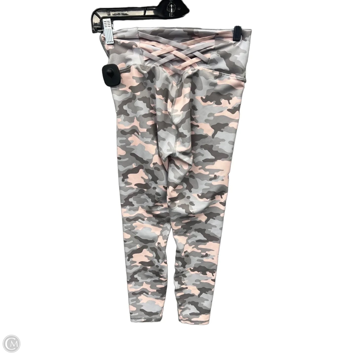 Athletic Leggings Capris By Fabletics In Camouflage Print, Size: S