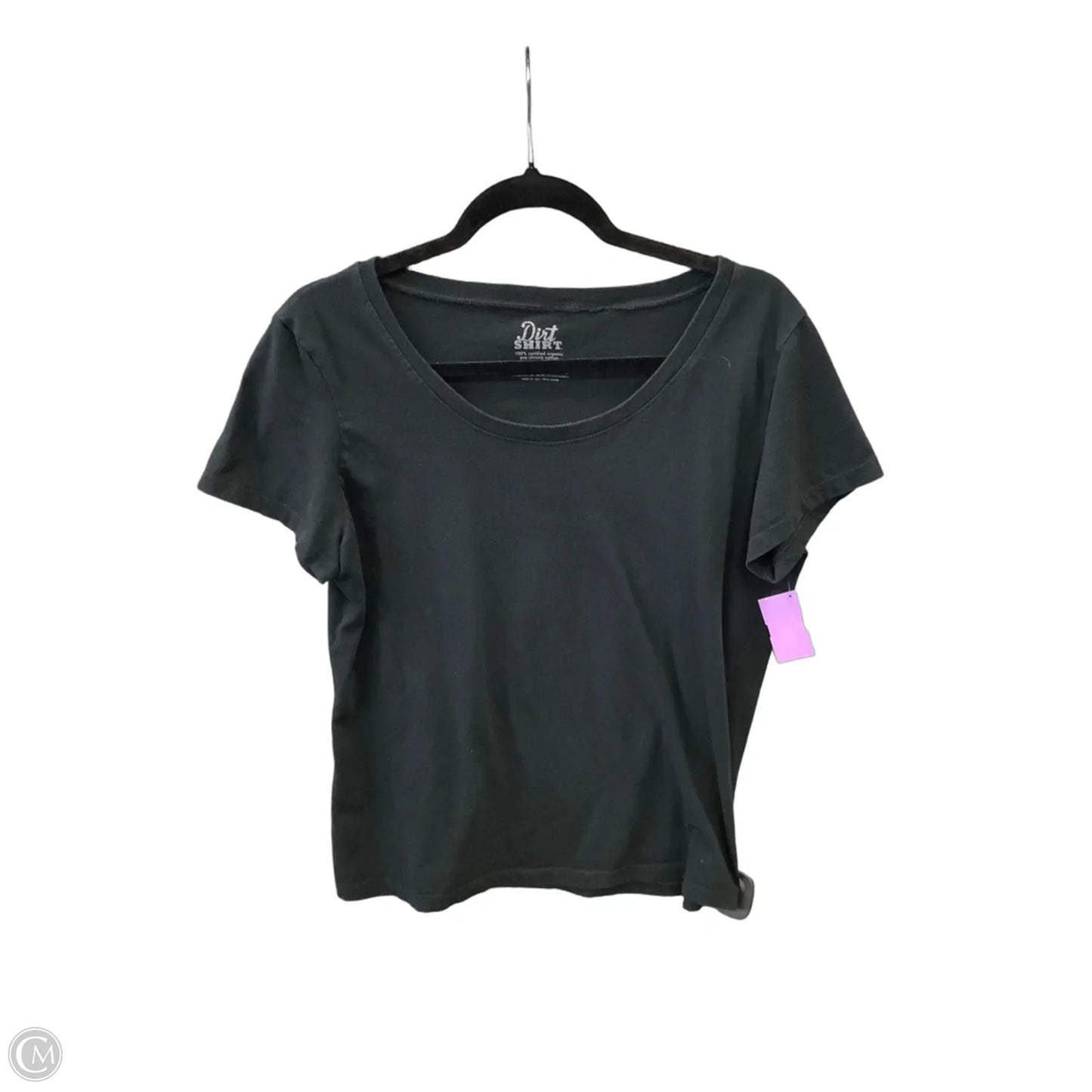 Top Short Sleeve Basic By Clothes Mentor In Black, Size: M