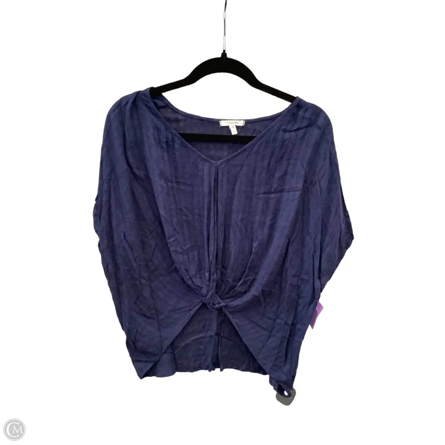 Top Short Sleeve By Maurices In Blue, Size: M
