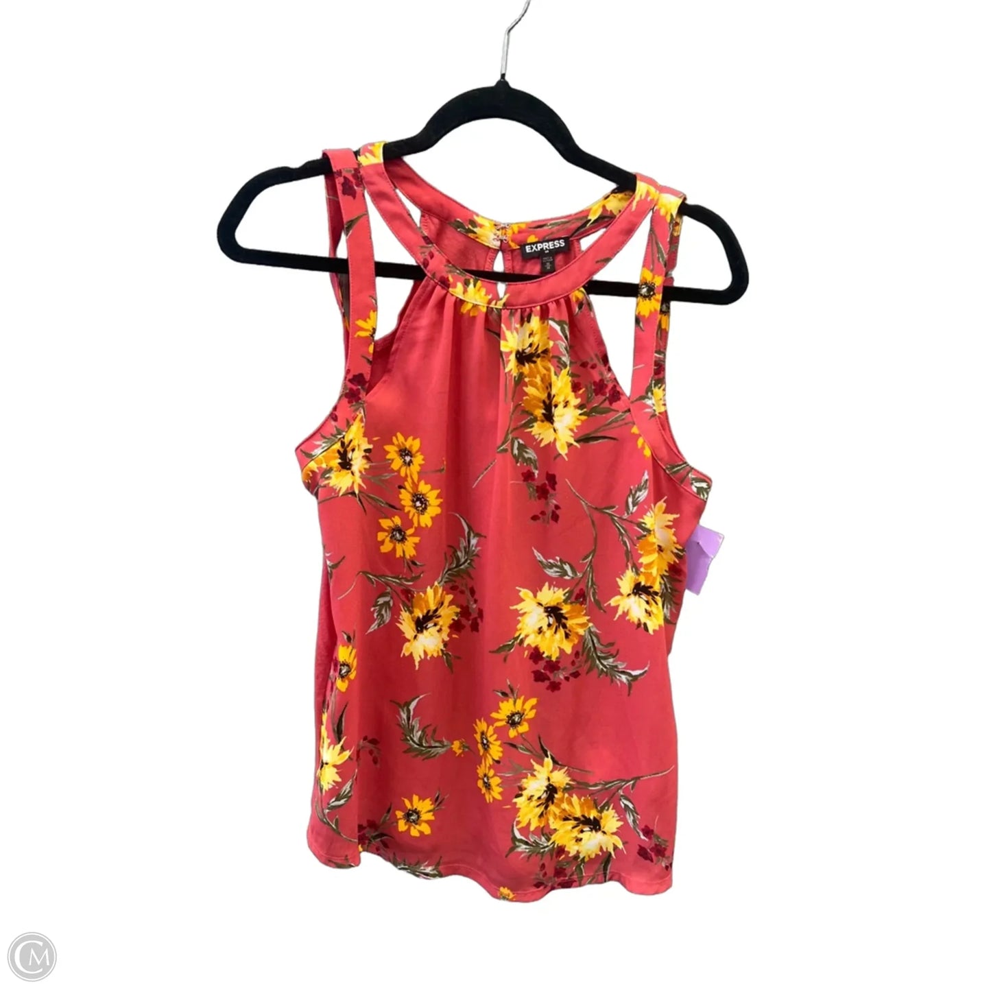 Top Sleeveless By Express In Pink, Size: M