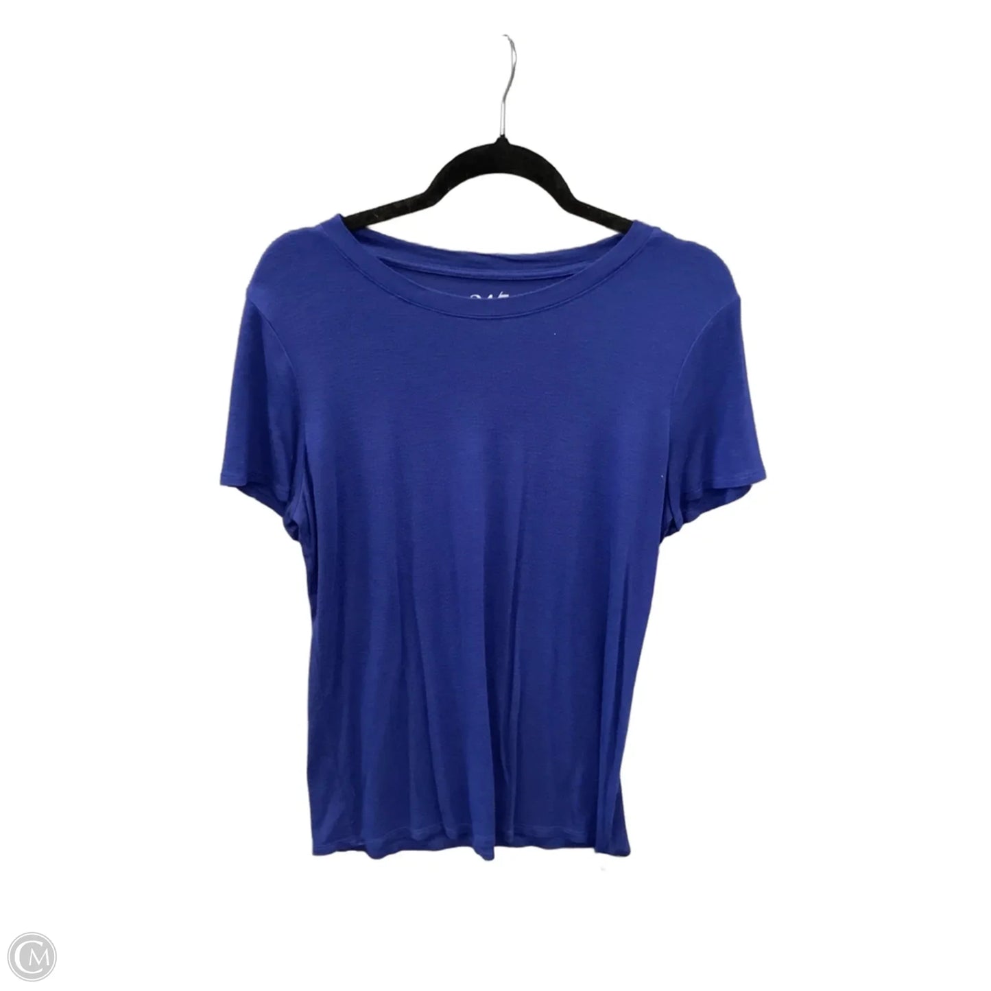 Top Short Sleeve Basic By Maurices In Blue, Size: M