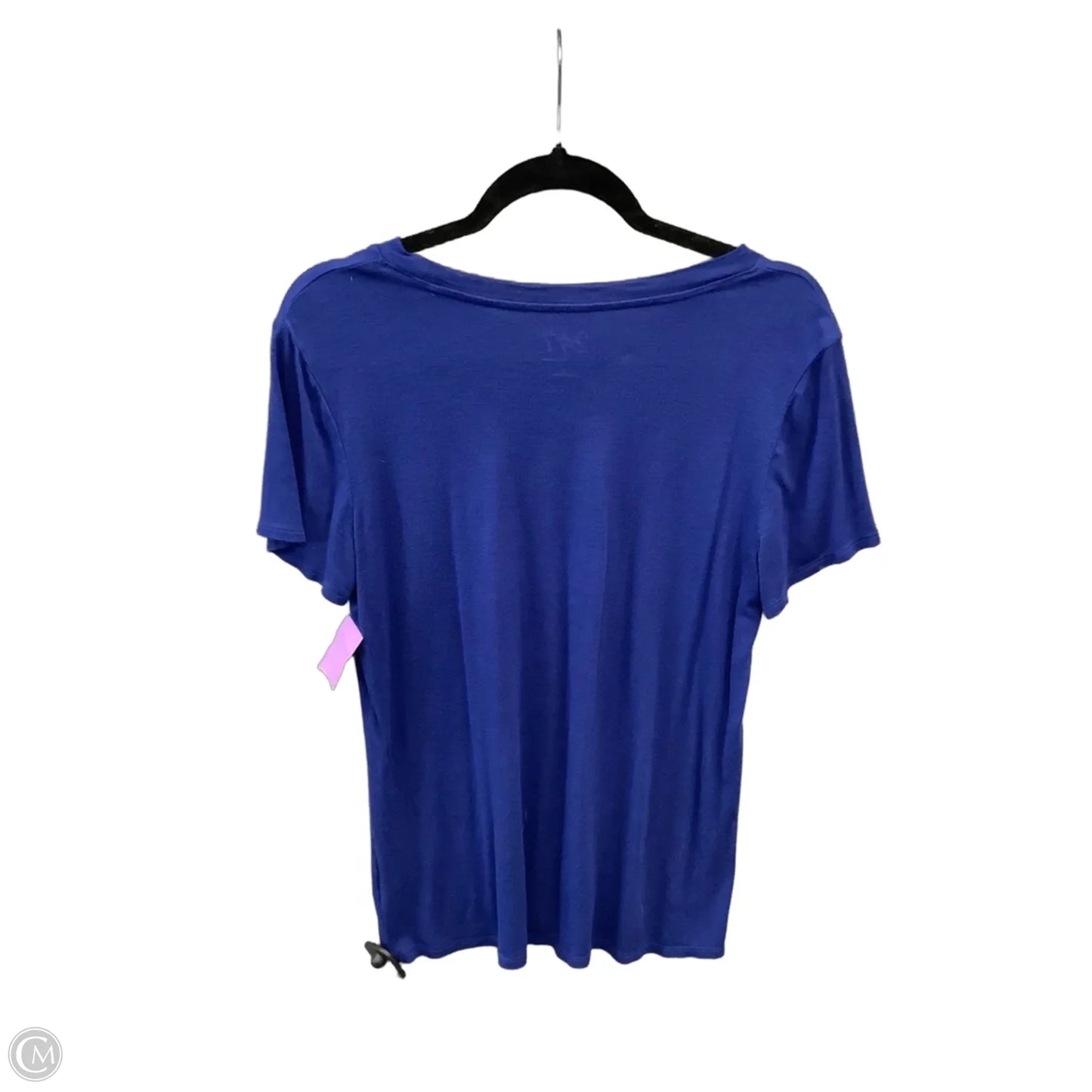 Top Short Sleeve Basic By Maurices In Blue, Size: M
