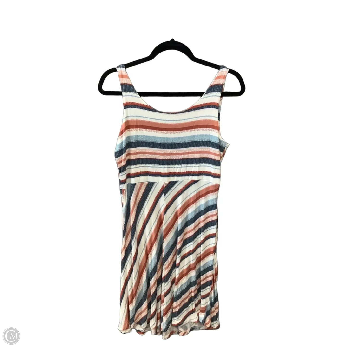 Dress Casual Midi By Maurices In Striped Pattern, Size: M