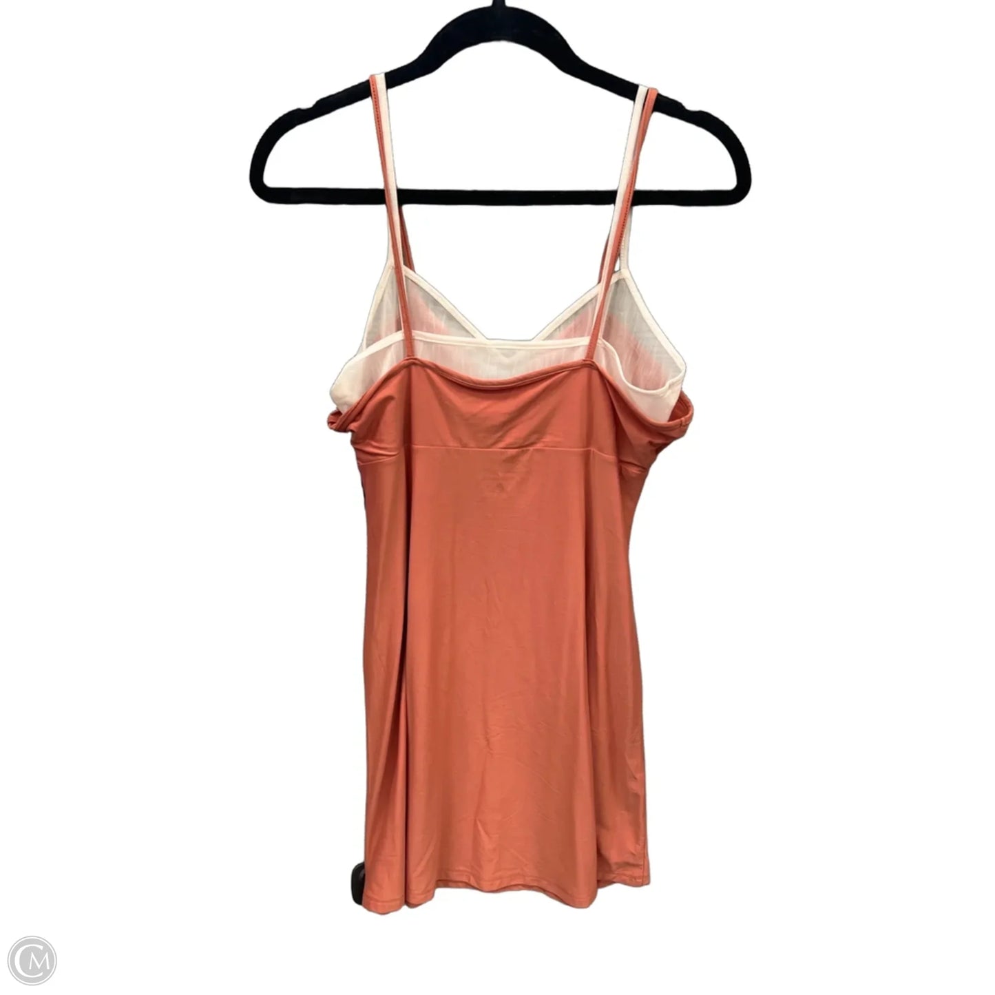 Dress Casual Short By Wild Fable In Orange & White, Size: M