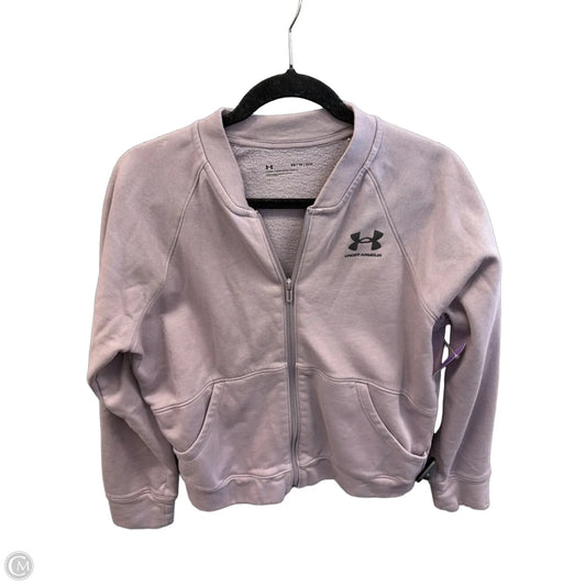 Athletic Jacket By Under Armour In Purple, Size: Xs