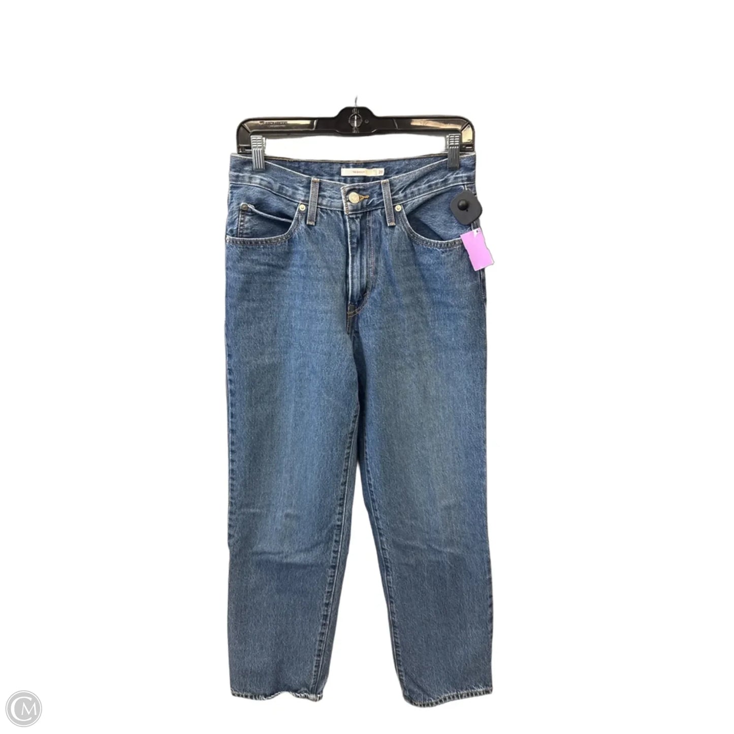 Jeans Straight By Levis In Blue Denim, Size: 6
