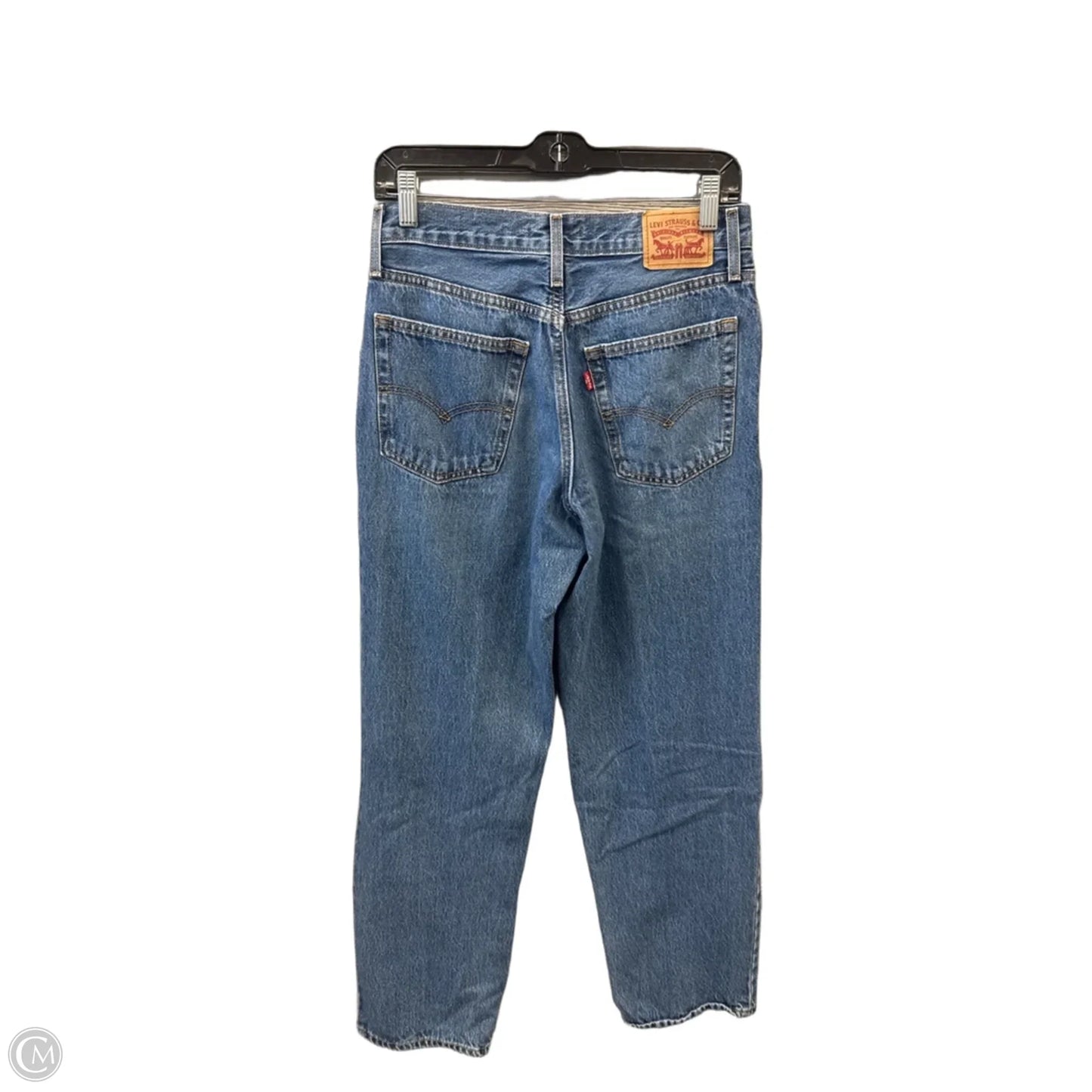 Jeans Straight By Levis In Blue Denim, Size: 6