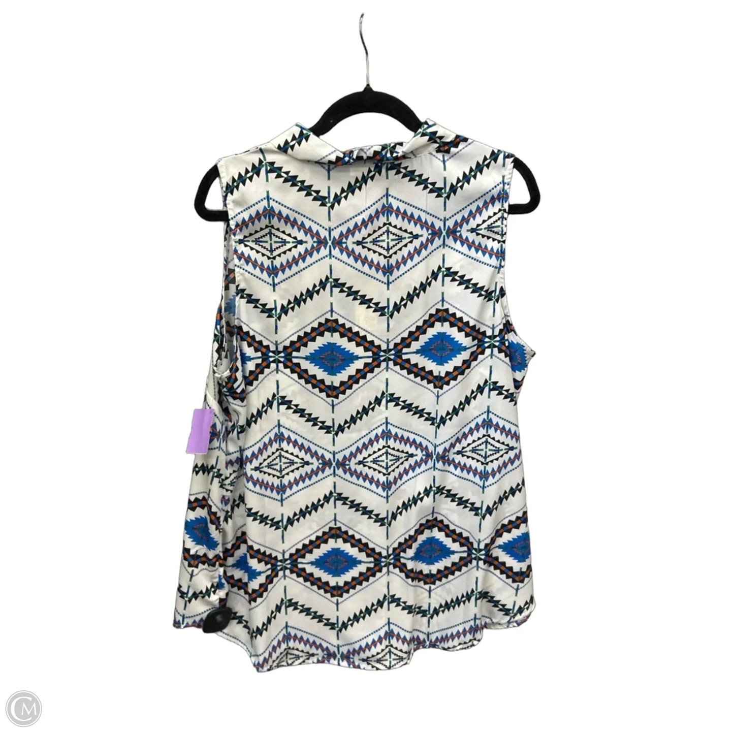 Tunic Sleeveless By Antilia Femme In White, Size: 1x