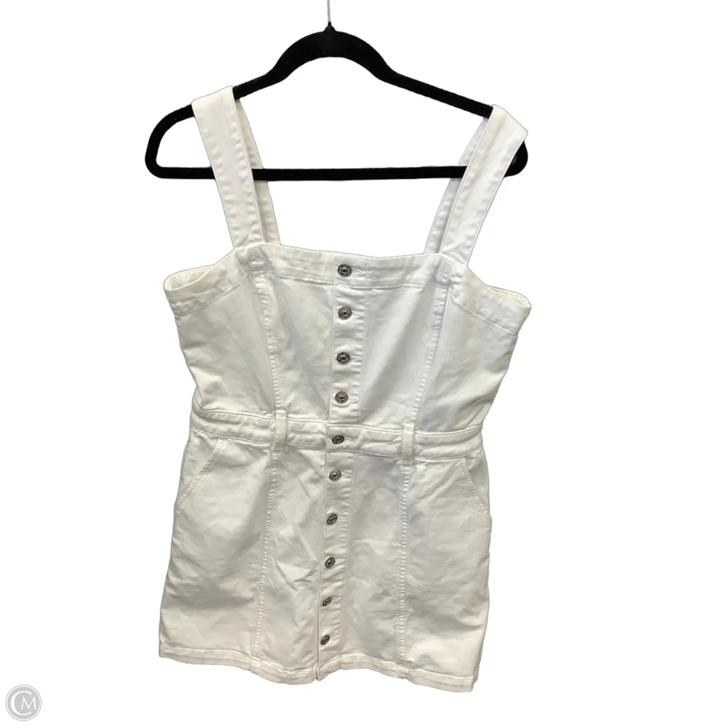 Dress Casual Short By Paige In White Denim, Size: M