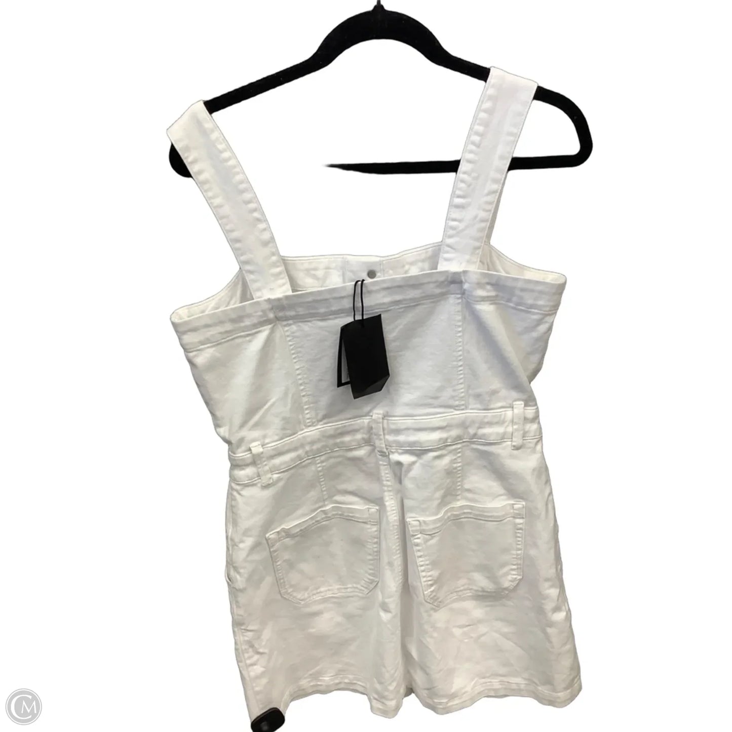 Dress Casual Short By Paige In White Denim, Size: M
