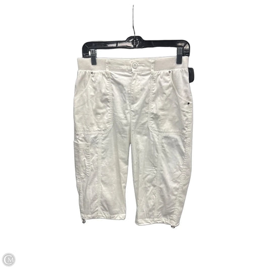 Capris By Croft And Barrow In White, Size: 4
