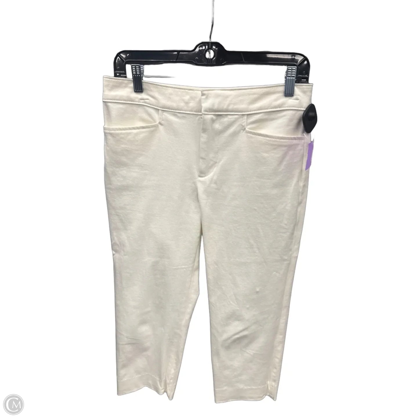 Capris By Chaps In Cream, Size: 4