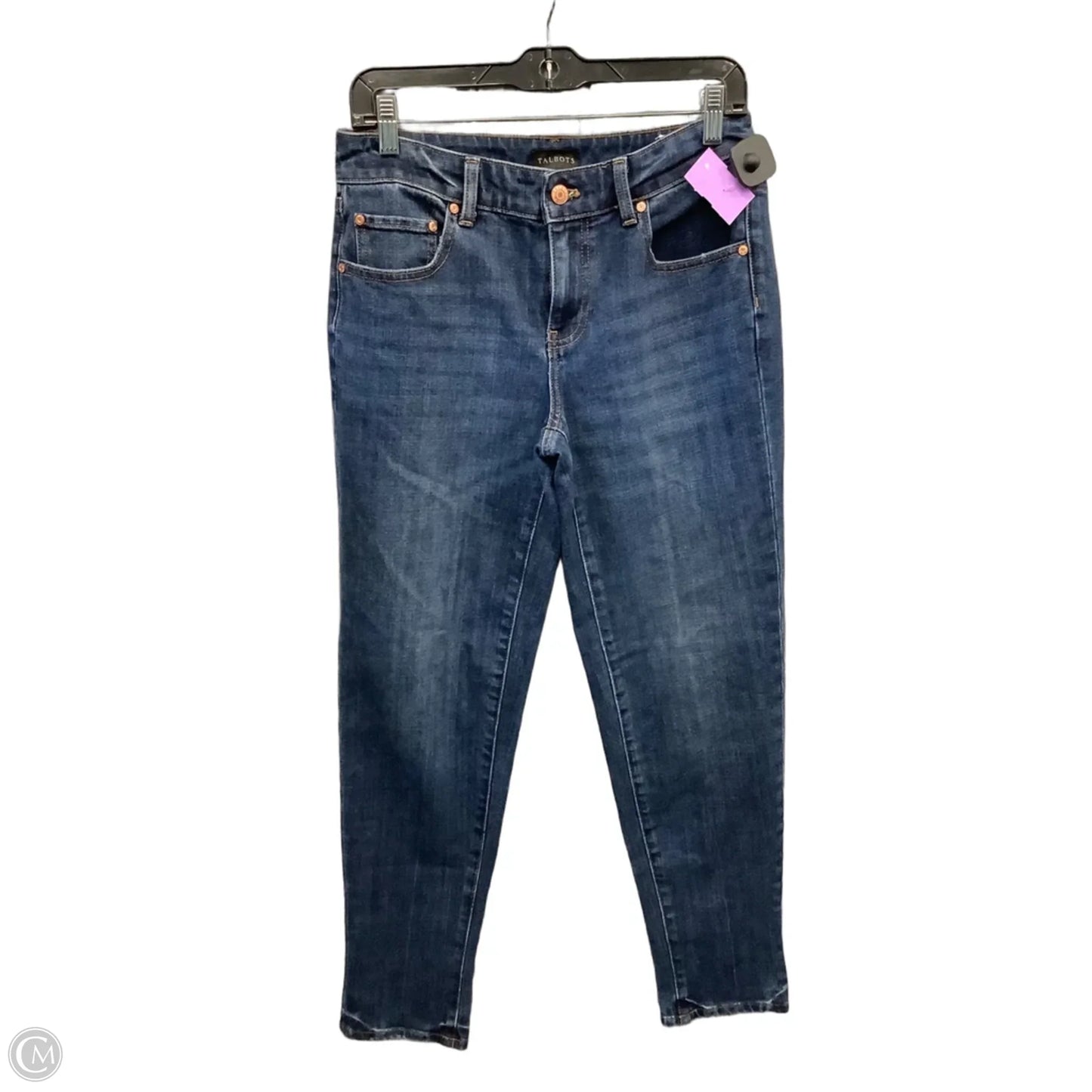 Jeans Straight By Talbots In Blue Denim, Size: 2