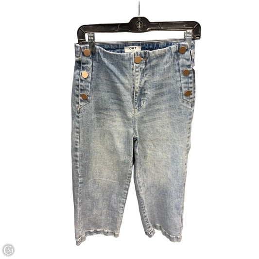 Jeans Flared By Oat In Blue Denim, Size: 4