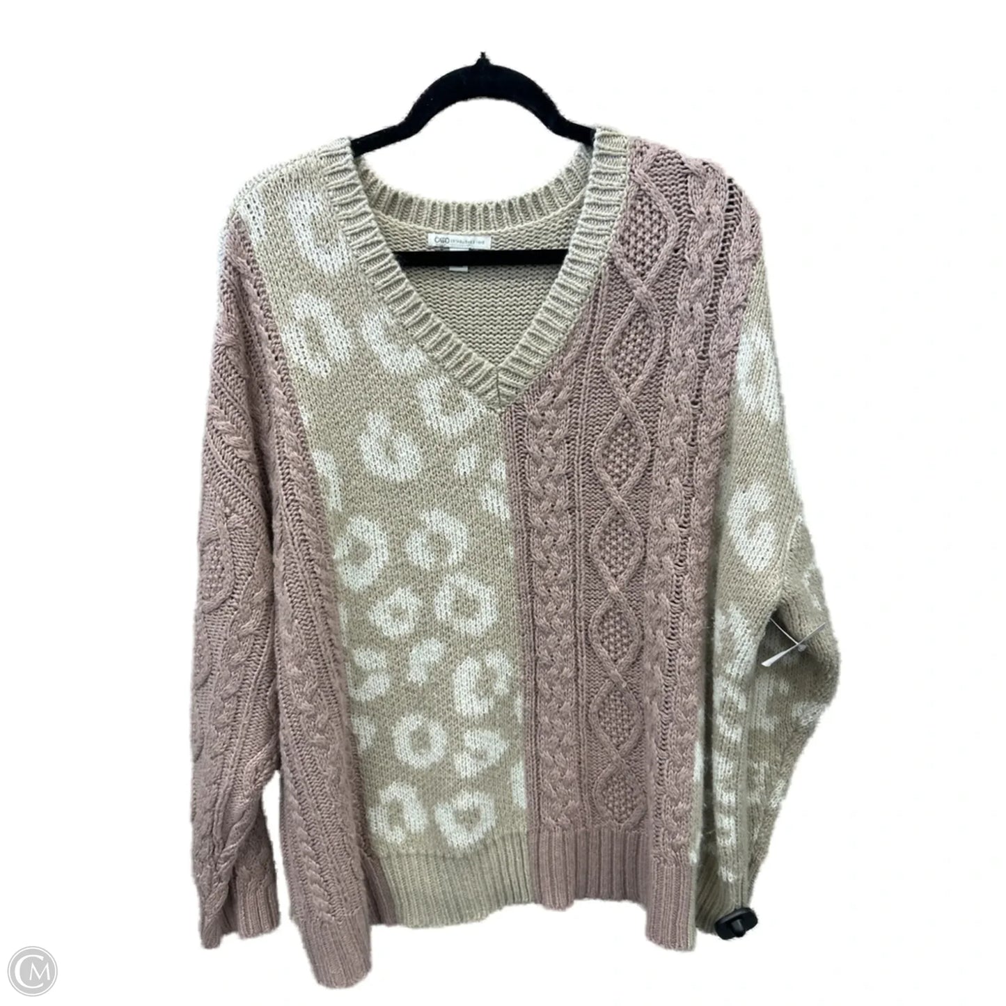 Sweater By Cato In Brown, Size: 3x