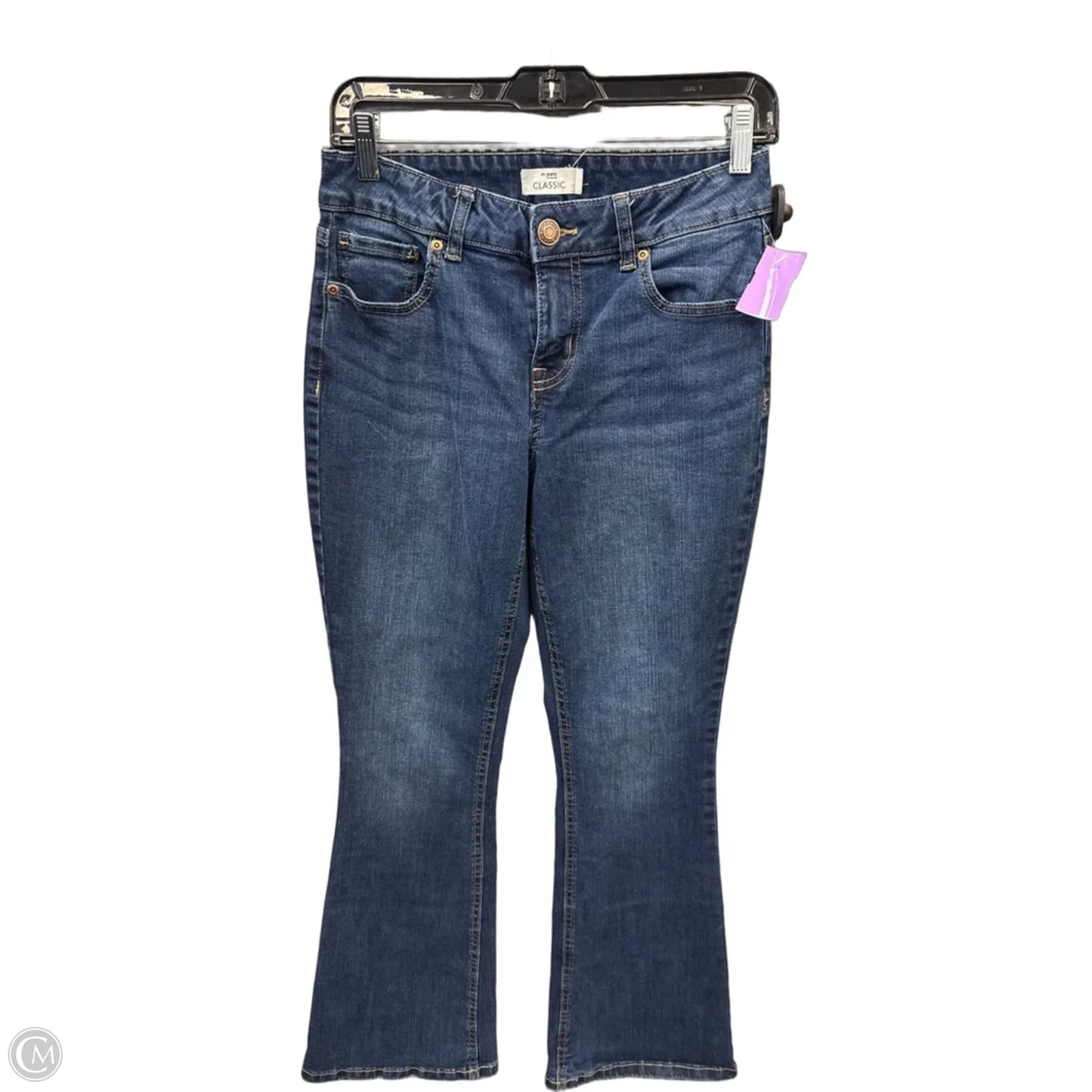 Jeans Flared By Maurices In Blue Denim, Size: 4