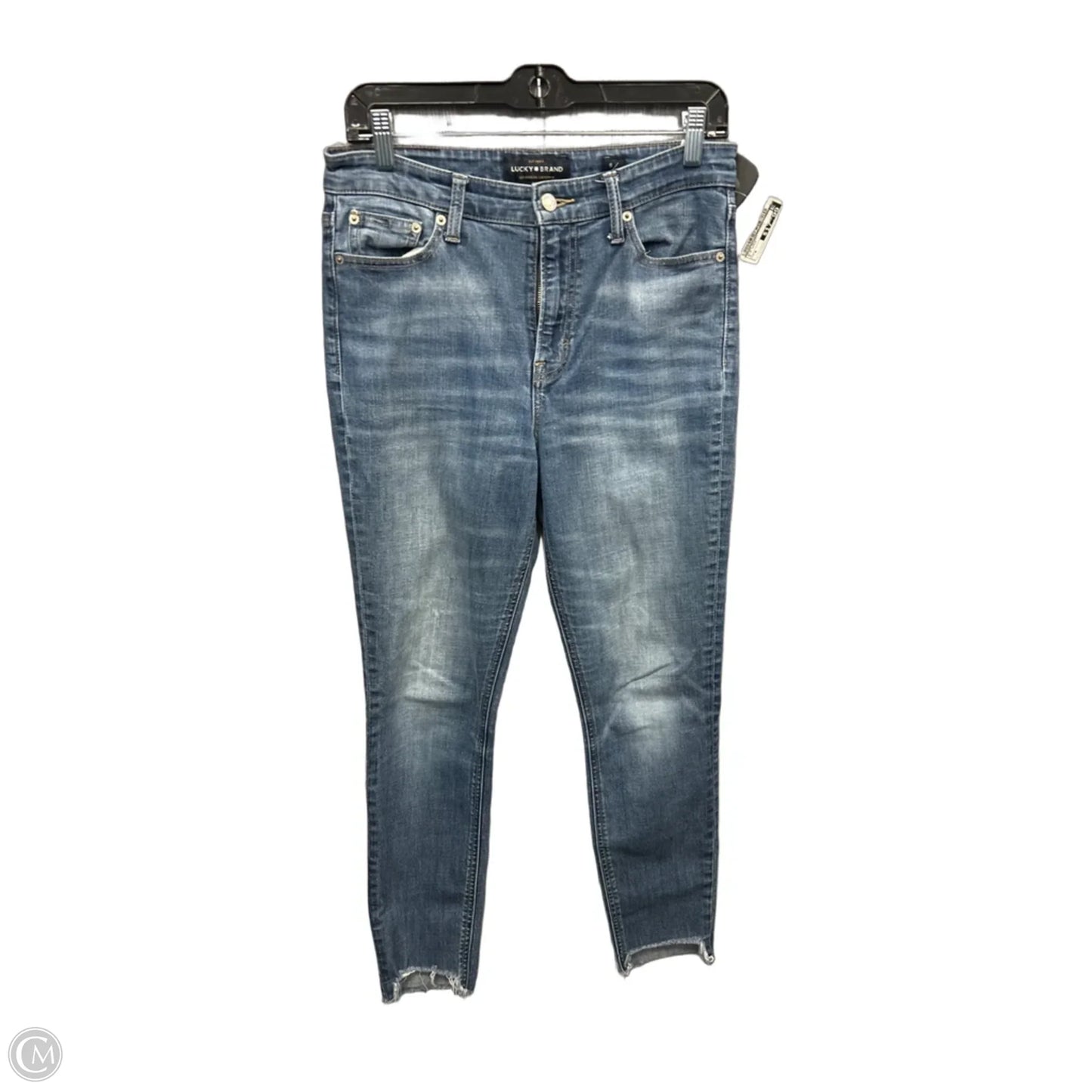 Jeans Skinny By Lucky Brand In Blue Denim, Size: 6