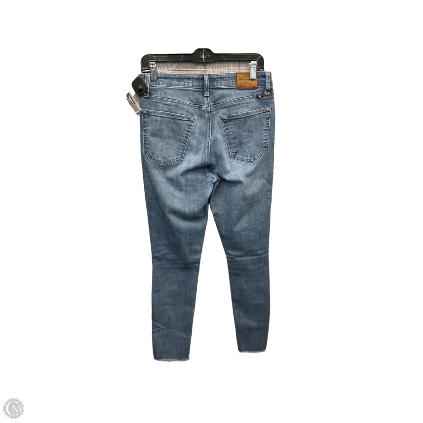 Jeans Skinny By Lucky Brand In Blue Denim, Size: 6