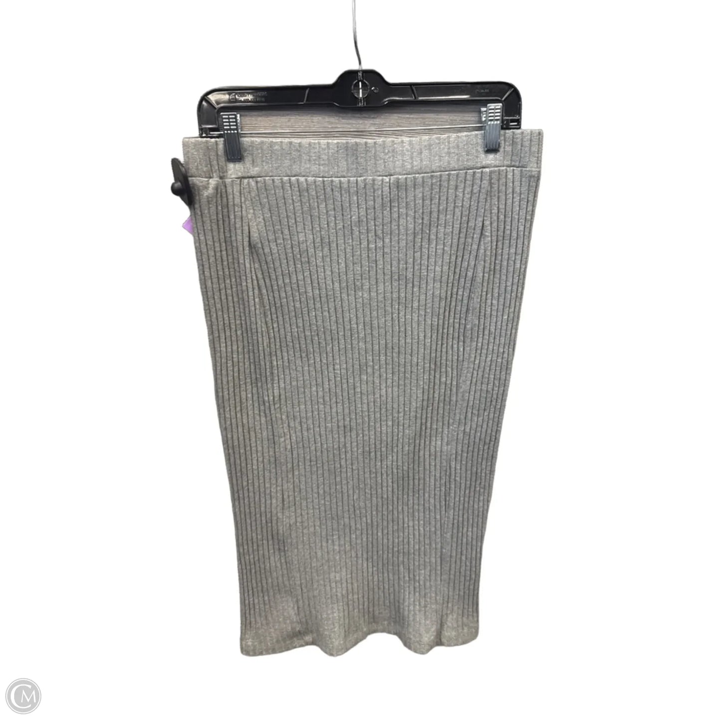 Skirt Midi By Time And Tru In Grey, Size: 8