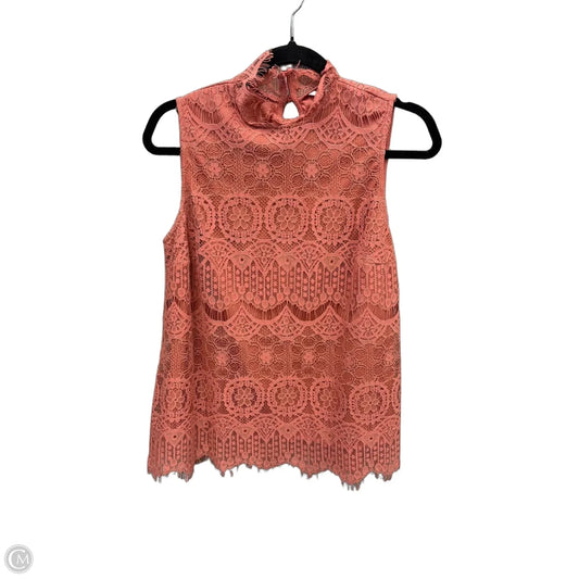 Top Sleeveless By Cato In Pink, Size: S