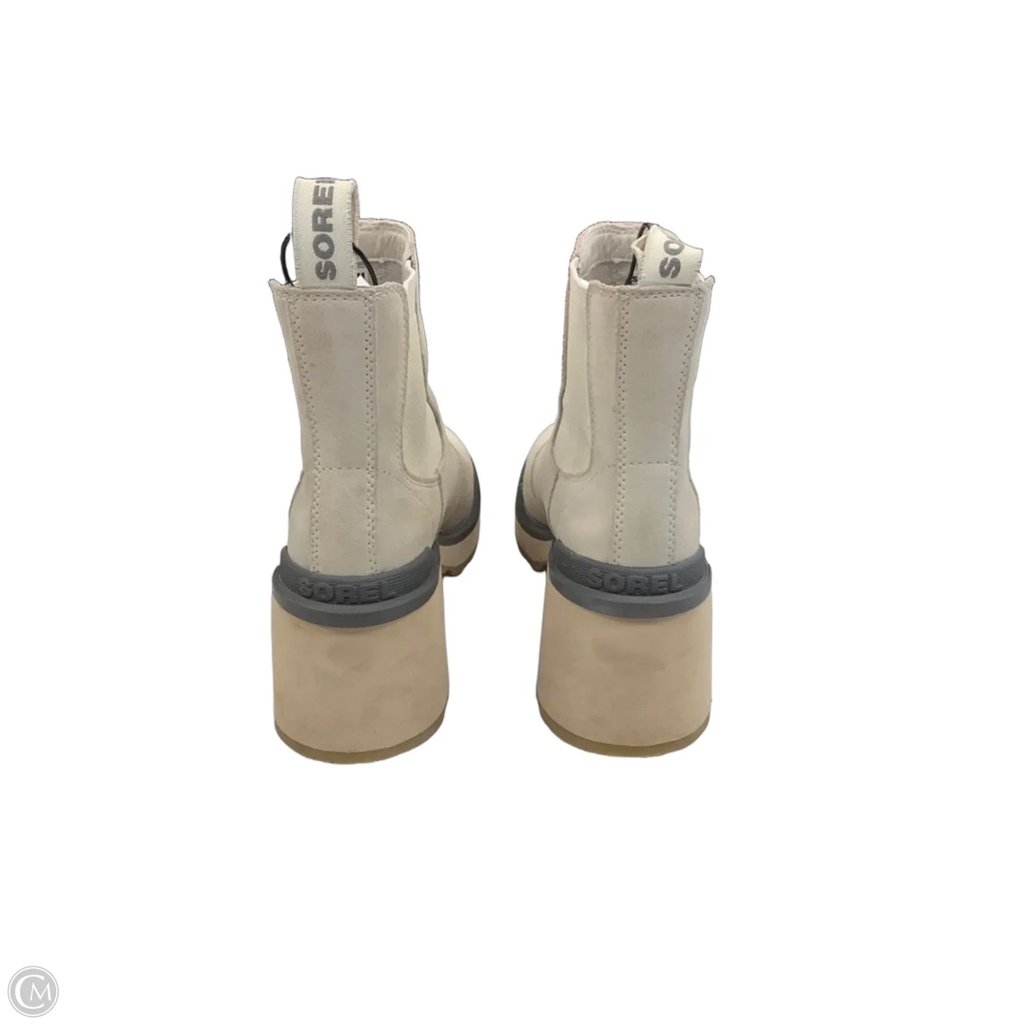 Boots Ankle Flats By Sorel In Cream, Size: 8