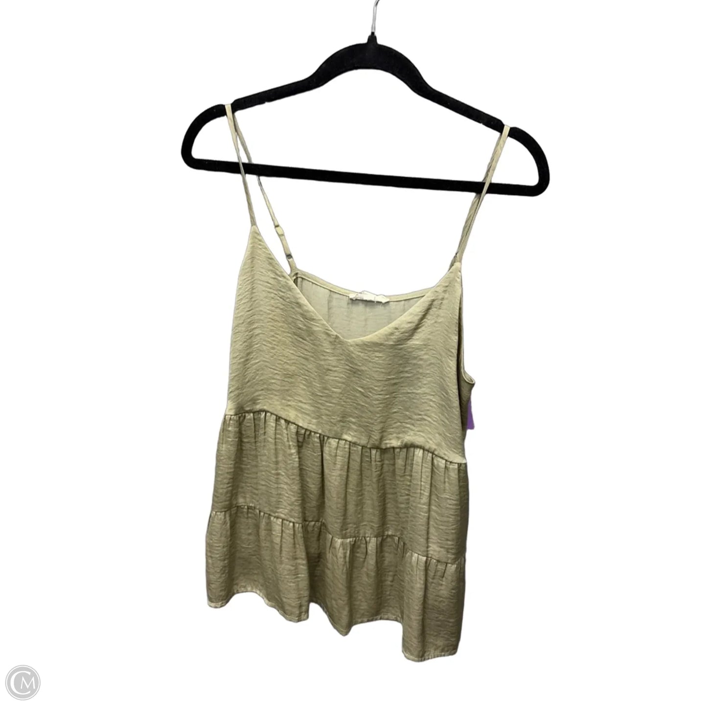 Top Sleeveless By Eesome In Green, Size: S
