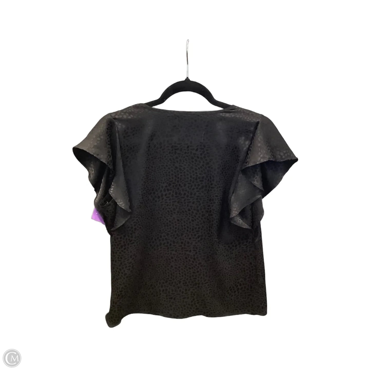 Top Short Sleeve By Nine West In Black, Size: S