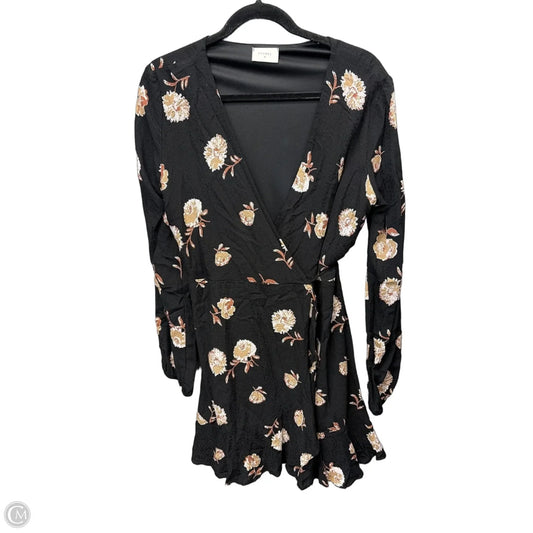 Dress Casual Midi By Everly In Black, Size: L